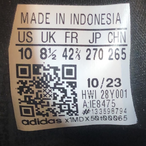 ADIDAS CLOUDFOAM X_PLRPULSE Black w Speckled Soles Slip On Shoes Sz 10 NIB - Picture 14 of 17